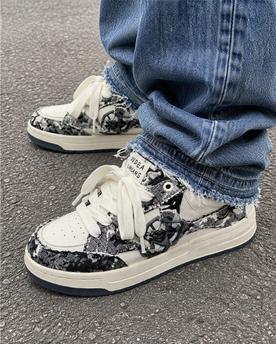 Fuzzy Low Sneakers