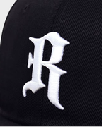 R Old English Snapback Cap