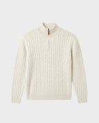 Twisted Cable Half-Zip