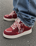 Fuzzy Low Sneakers