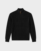 Twisted Cable Half-Zip