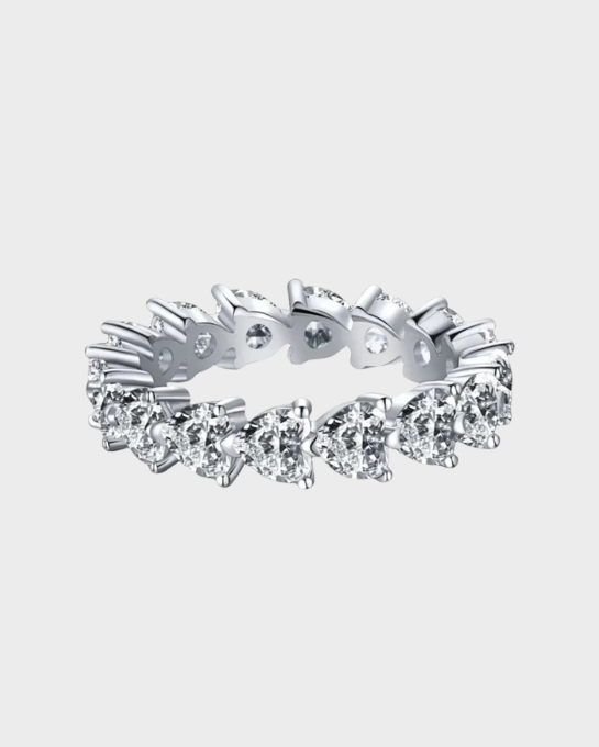 Heart Eternity Ring