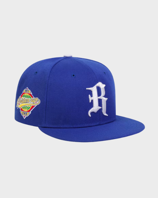 R Old English Snapback Cap