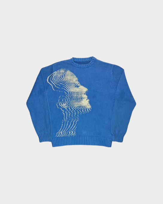 Glitch Face Knit