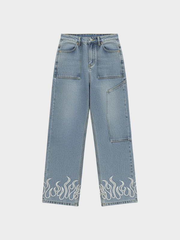 Flame Wide Jeans