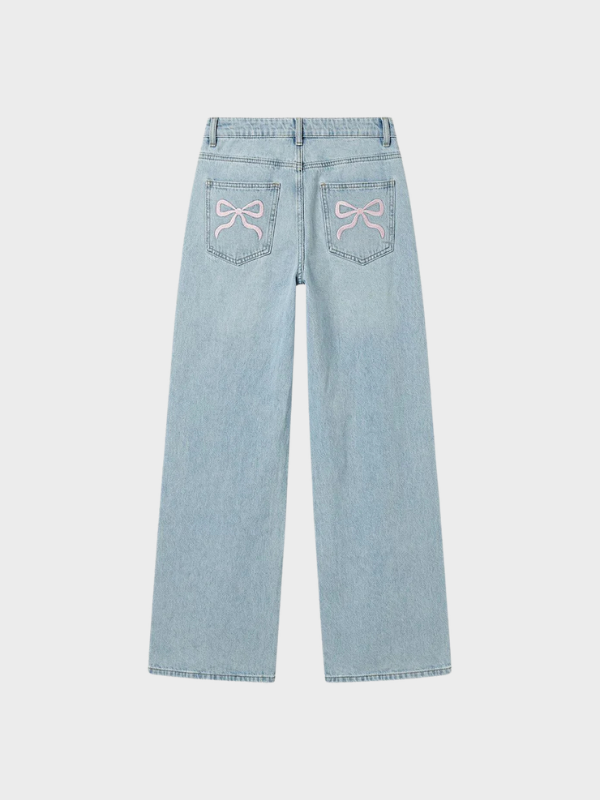 Girly Bow Jeans