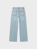 Girly Bow Jeans