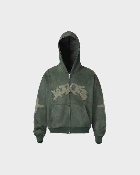 Dark Matter Zip Hoodie Y2K