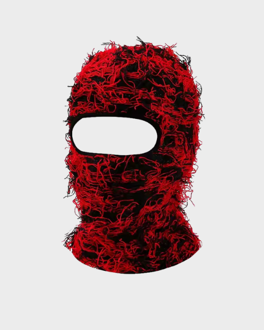 Distressed Knit Balaclava