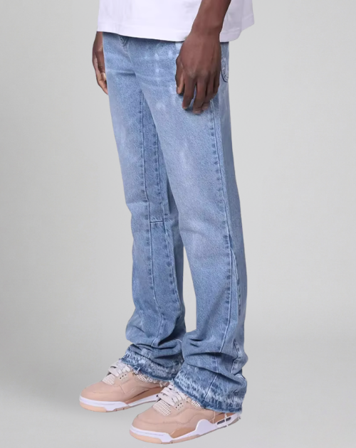 Washed Splatter Jeans
