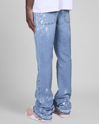 Washed Splatter Jeans