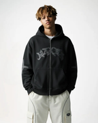 Dark Matter Zip Hoodie Y2K