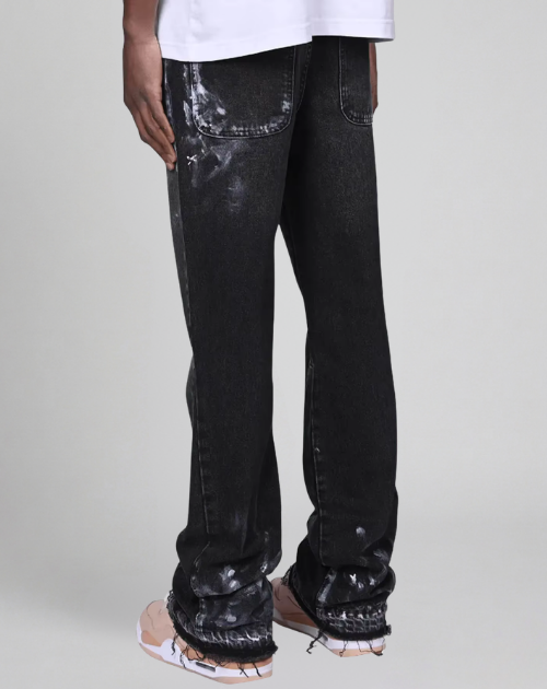 Washed Splatter Jeans