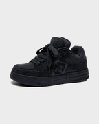 Fuzzy Low Black Sneakers