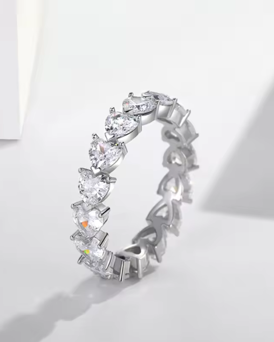 Heart Eternity Ring