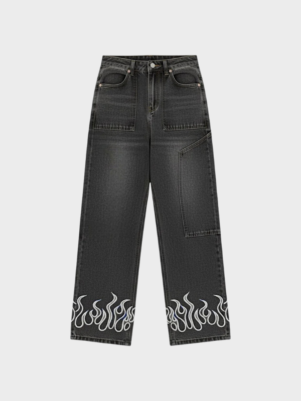 Flame Wide Jeans