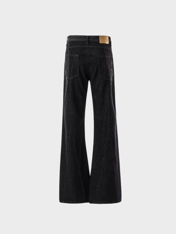 Wide Black Jeans