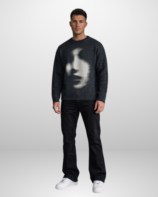 Ghost Face Knit