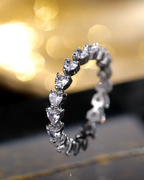 Heart Eternity Ring