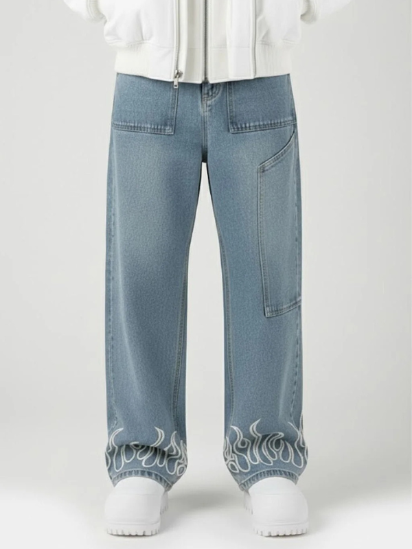 Flame Wide Jeans
