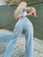 Girly Bow Jeans