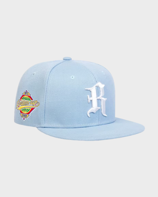 R Old English Snapback Cap
