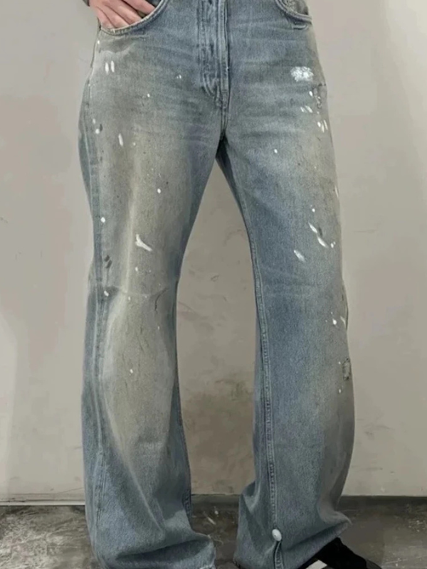 Muddy Washed Baggy Jeans