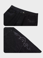 Wide Black Jeans