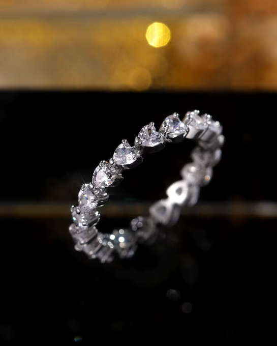 Heart Eternity Ring