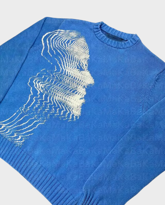 Glitch Face Knit