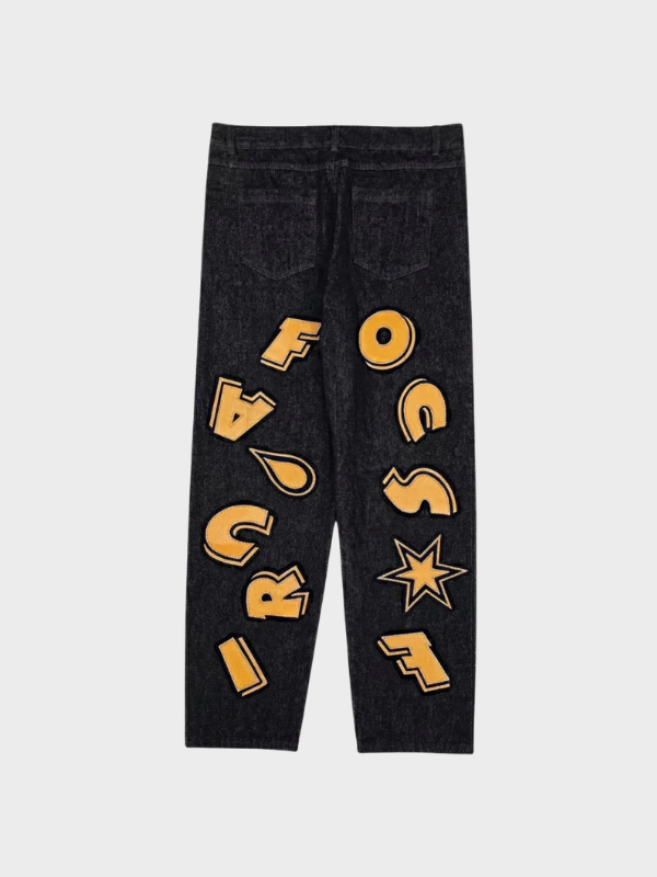 Scatter Star Baggy Jeans