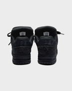Fuzzy Low Black Sneakers