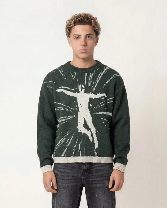 Pixel Burst Knit