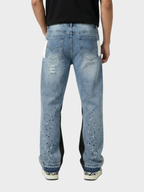 Splatter Flared Jeans