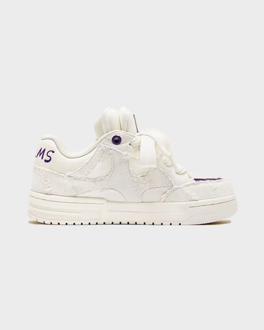 Fuzzy Low Purple Sneakers