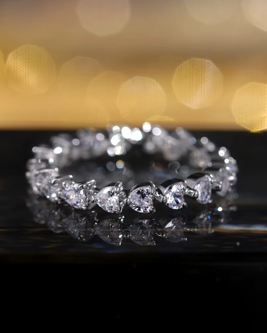 Heart Eternity Ring