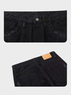 Wide Black Jeans