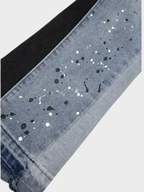 Splatter Flared Jeans