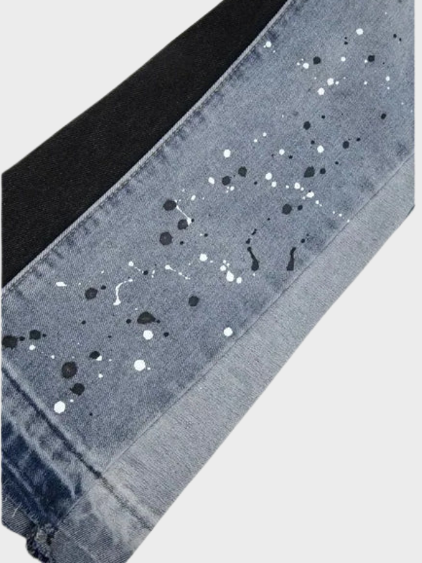 Splatter Flared Jeans