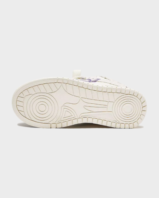 Fuzzy Low Purple Sneakers