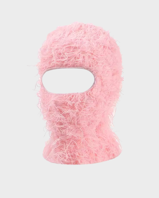Distressed Knit Balaclava
