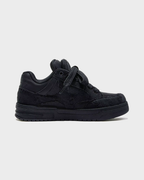 Fuzzy Low Black Sneakers