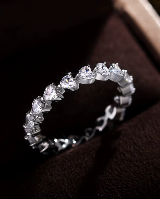 Heart Eternity Ring