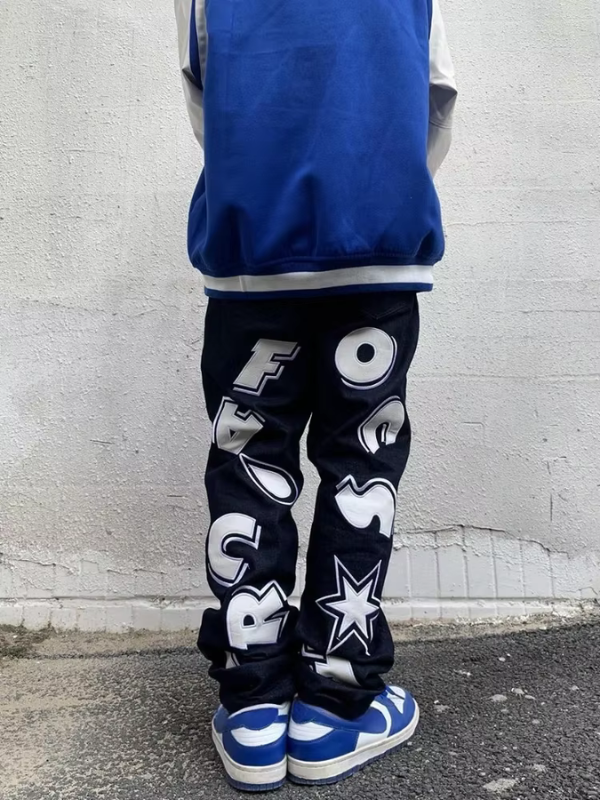 Scatter Star Baggy Jeans