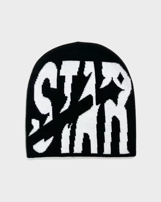 Star Graphic Knit Beanie