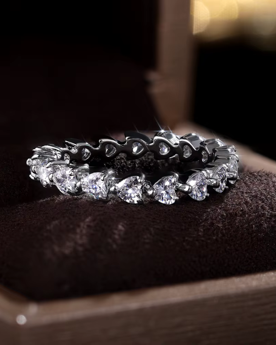 Heart Eternity Ring