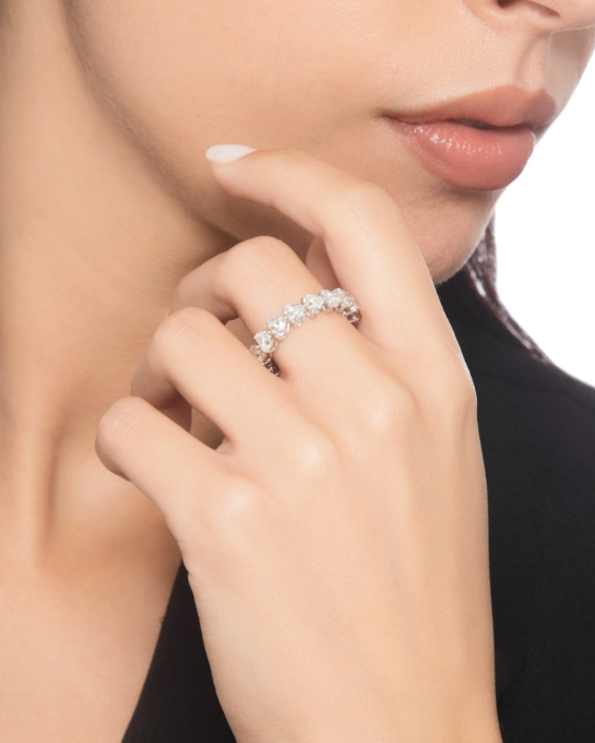 Heart Eternity Ring