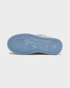 Fuzzy Low Blue Sneakers