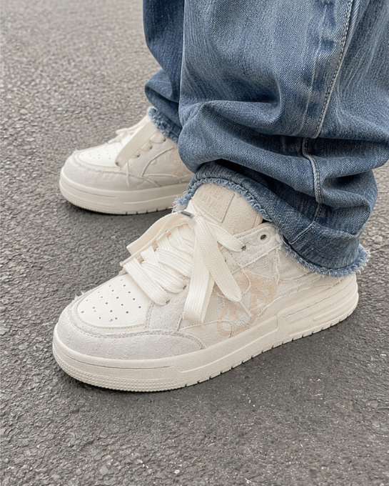 Fuzzy Low Sneakers
