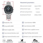 PAGANI DESIGN 2026 New V6 Moon Mens Watch Luxury Quartz Speed Sports Chronograph Watch For Men Watch AR Sapphire glass Local Shipping